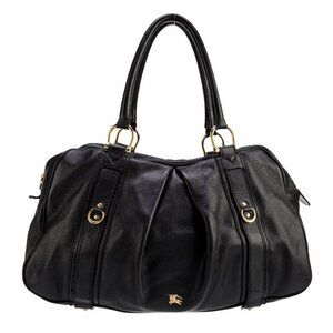 Burberry Black Leather Shoulder Bag